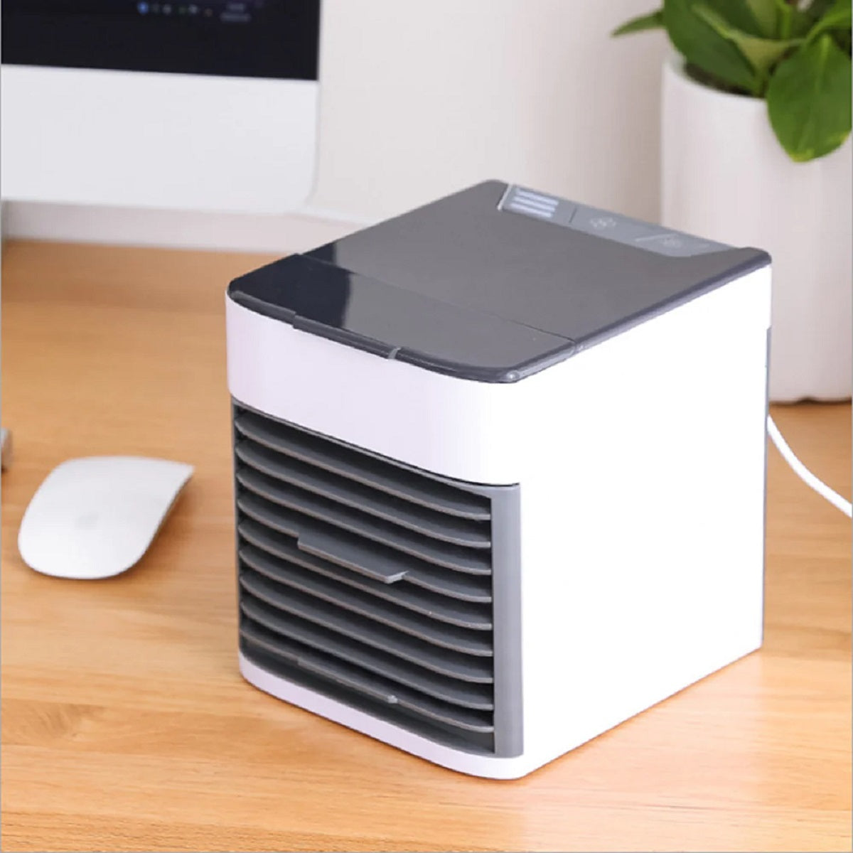 Portable Mini Air Cooler with Water Tank - Personal USB Cooling Fan